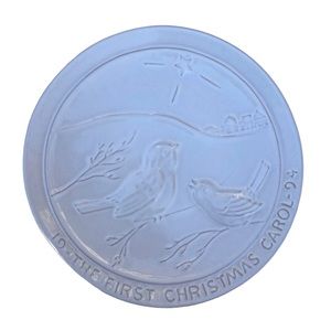 Frankoma Pottery 1994 The First Christmas Carol Joniece Frank Hanging Plate